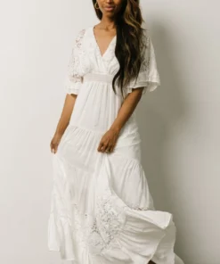 DD Ulla Tiered Maxi Dress | Off White