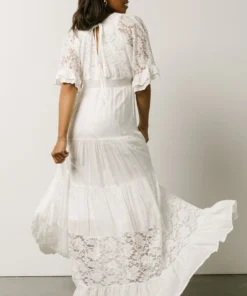 DD Ulla Tiered Maxi Dress | Off White