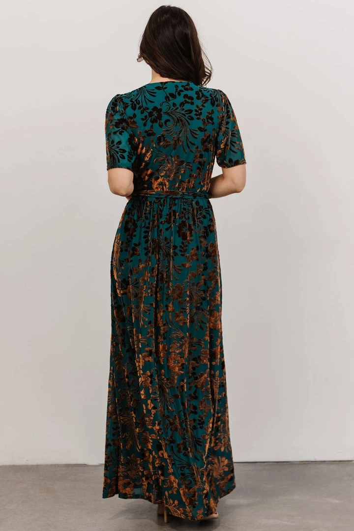 BB Custom Uma Velvet Maxi Dress | Bronze + Jade Dresses 3 BB Custom Uma Velvet Maxi Dress | Bronze + Jade Dresses