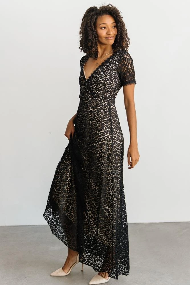 RR Venice Lace Maxi Dress | Black 5 RR Venice Lace Maxi Dress | Black