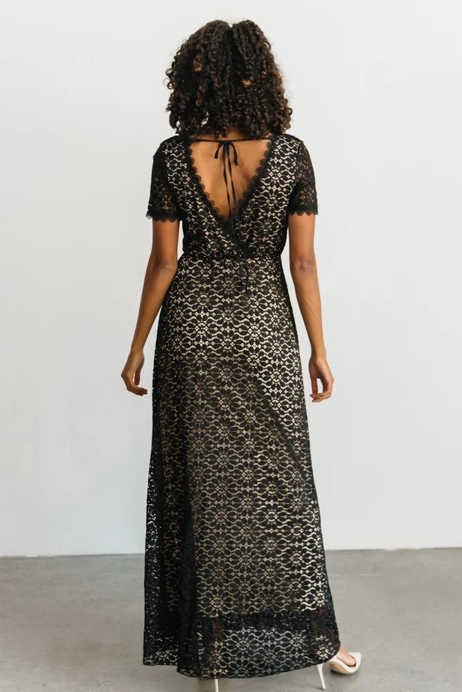 RR Venice Lace Maxi Dress | Black 6 RR Venice Lace Maxi Dress | Black