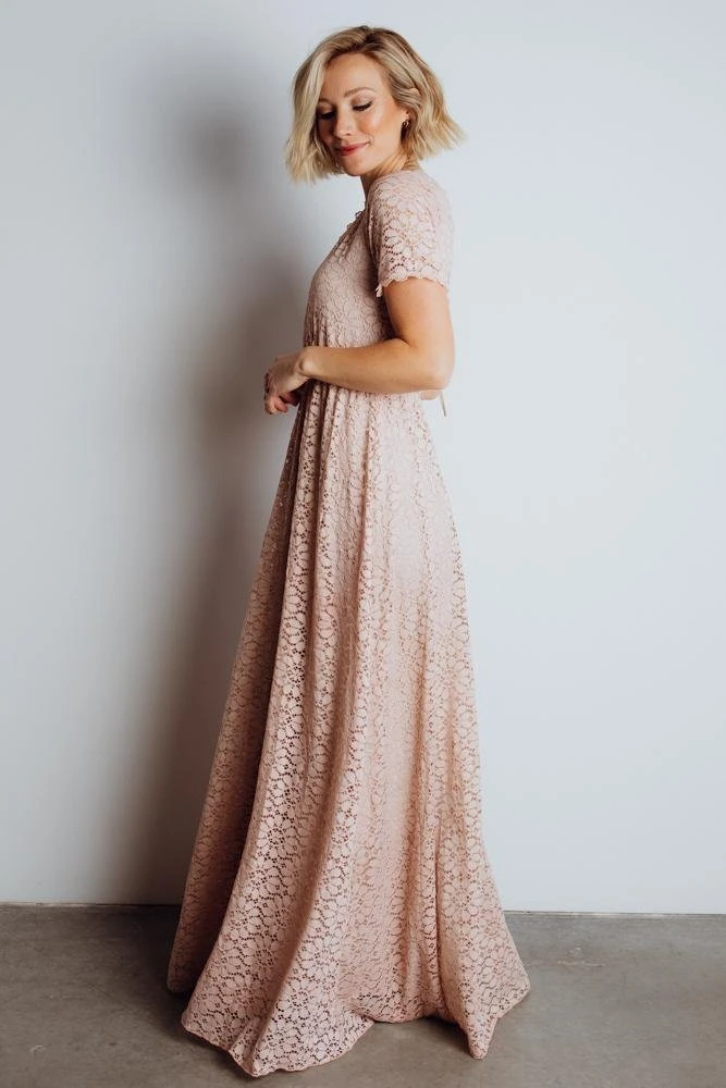 RR Dresses Venice Lace Maxi Dress | Blush 4 RR Dresses Venice Lace Maxi Dress | Blush