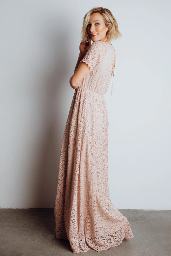 RR Dresses Venice Lace Maxi Dress | Blush 5 RR Dresses Venice Lace Maxi Dress | Blush