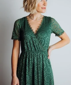 RR Venice Lace Maxi Dress | Green