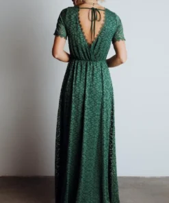 RR Venice Lace Maxi Dress | Green
