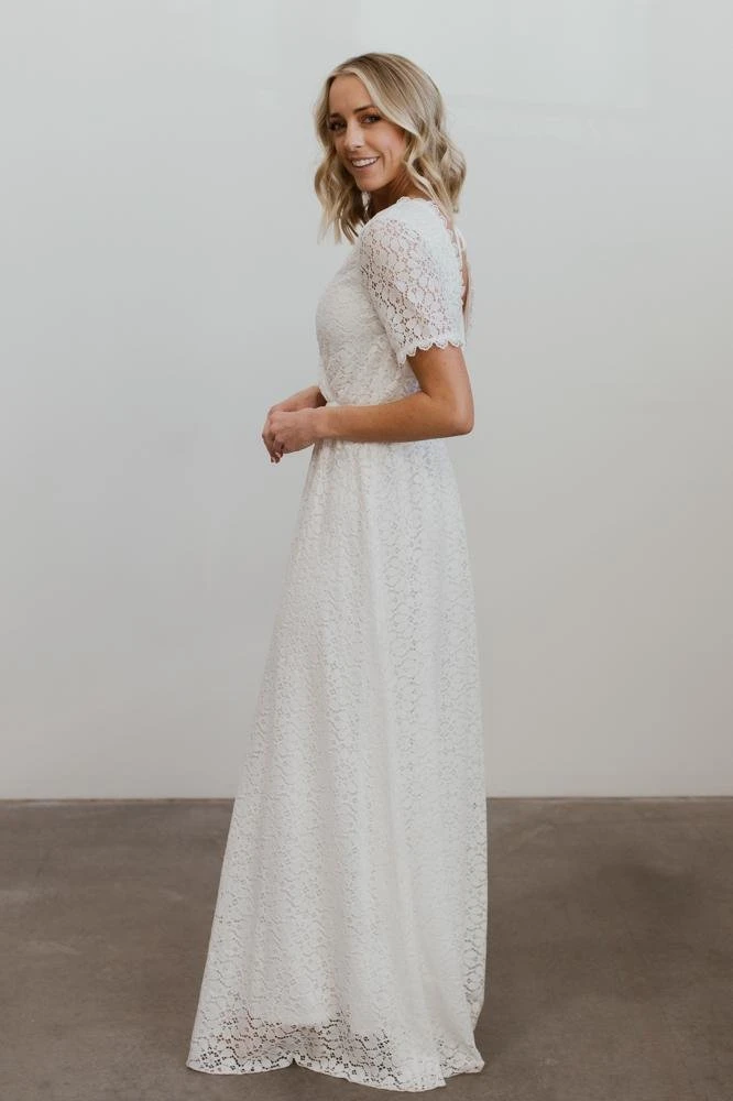 RR Dresses Venice Lace Maxi Dress | White 4 RR Dresses Venice Lace Maxi Dress | White
