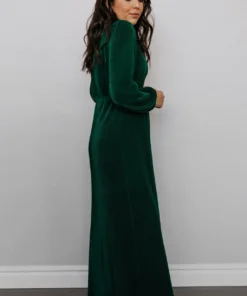 BB Custom Venus Pleated Maxi Dress | Forest Dresses