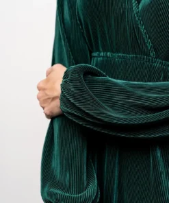 BB Custom Venus Pleated Maxi Dress | Forest Dresses