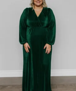 BB Custom Venus Pleated Maxi Dress | Forest Dresses