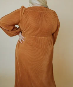 BB Custom Venus Pleated Maxi Dress | Saffron Dresses