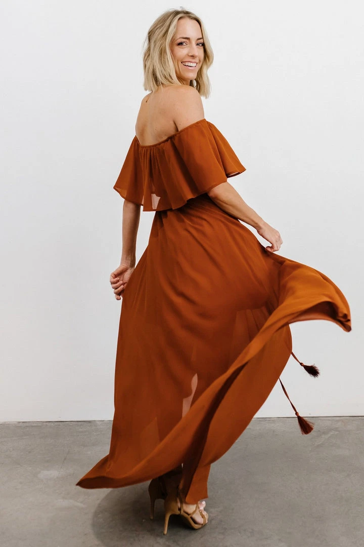 BB Custom Victoria Off Shoulder Maxi Dress | Spice Dresses 8 BB Custom Victoria Off Shoulder Maxi Dress | Spice Dresses