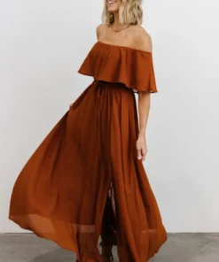 BB Custom Victoria Off Shoulder Maxi Dress | Spice Dresses 12 BB Custom Victoria Off Shoulder Maxi Dress | Spice Dresses