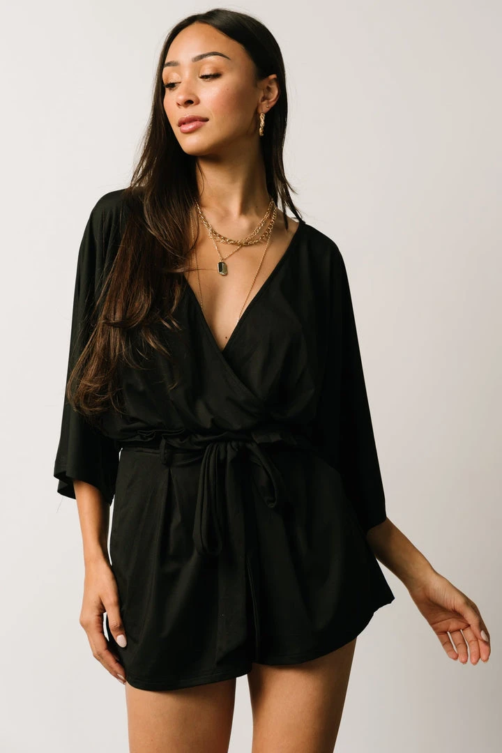 DD Vince Romper | Black 7 DD Vince Romper | Black