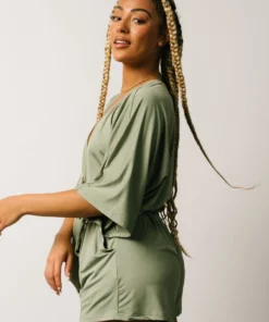 DD Boho Vince Romper | Dusty Sage 10 DD Boho Vince Romper | Dusty Sage