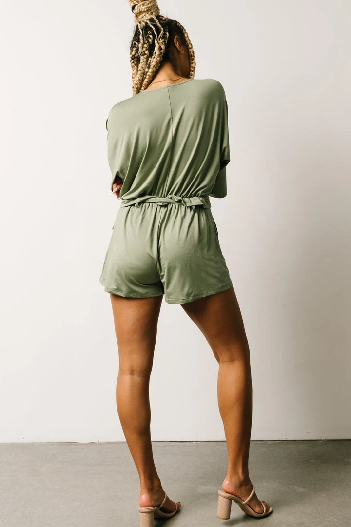 DD Boho Vince Romper | Dusty Sage 5 DD Boho Vince Romper | Dusty Sage