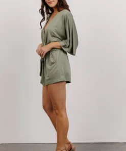 DD Boho Vince Romper | Dusty Sage