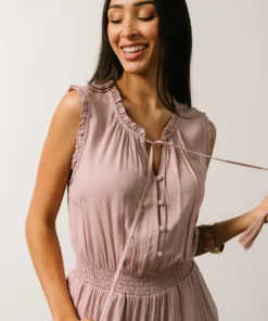 Vacation Violette Jumpsuit | Light Mauve