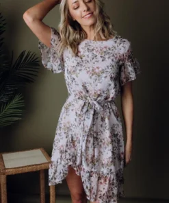 HAY Vita Short Dress | Blush Floral Dresses