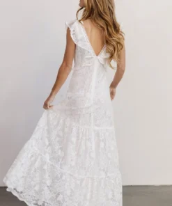 AK Vivianne Lace Maxi Dress | White 18 AK Vivianne Lace Maxi Dress | White