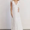 AK Vivianne Lace Maxi Dress | White