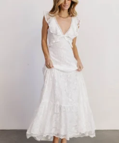 AK Vivianne Lace Maxi Dress | White 16 AK Vivianne Lace Maxi Dress | White