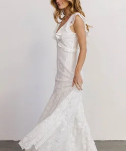 AK Vivianne Lace Maxi Dress | White 15 AK Vivianne Lace Maxi Dress | White