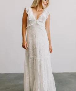 AK Vivianne Lace Maxi Dress | White 23 AK Vivianne Lace Maxi Dress | White