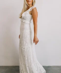 AK Vivianne Lace Maxi Dress | White 17 AK Vivianne Lace Maxi Dress | White