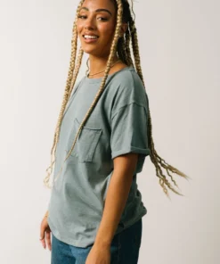 IL Voss Vintage Tee | Slate Blue