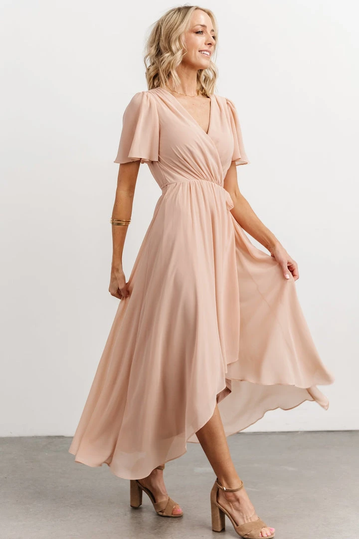 Soi Waverly Wrap Dress | Dusty Blush Dresses 2 Soi Waverly Wrap Dress | Dusty Blush Dresses