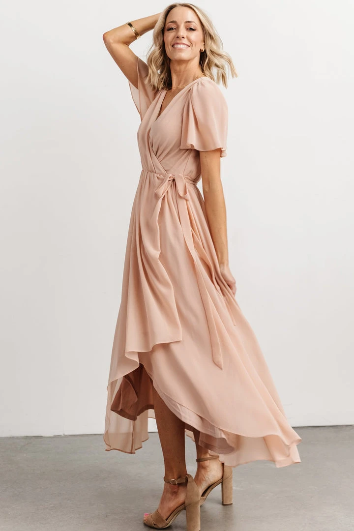 Soi Waverly Wrap Dress | Dusty Blush Dresses 6 Soi Waverly Wrap Dress | Dusty Blush Dresses