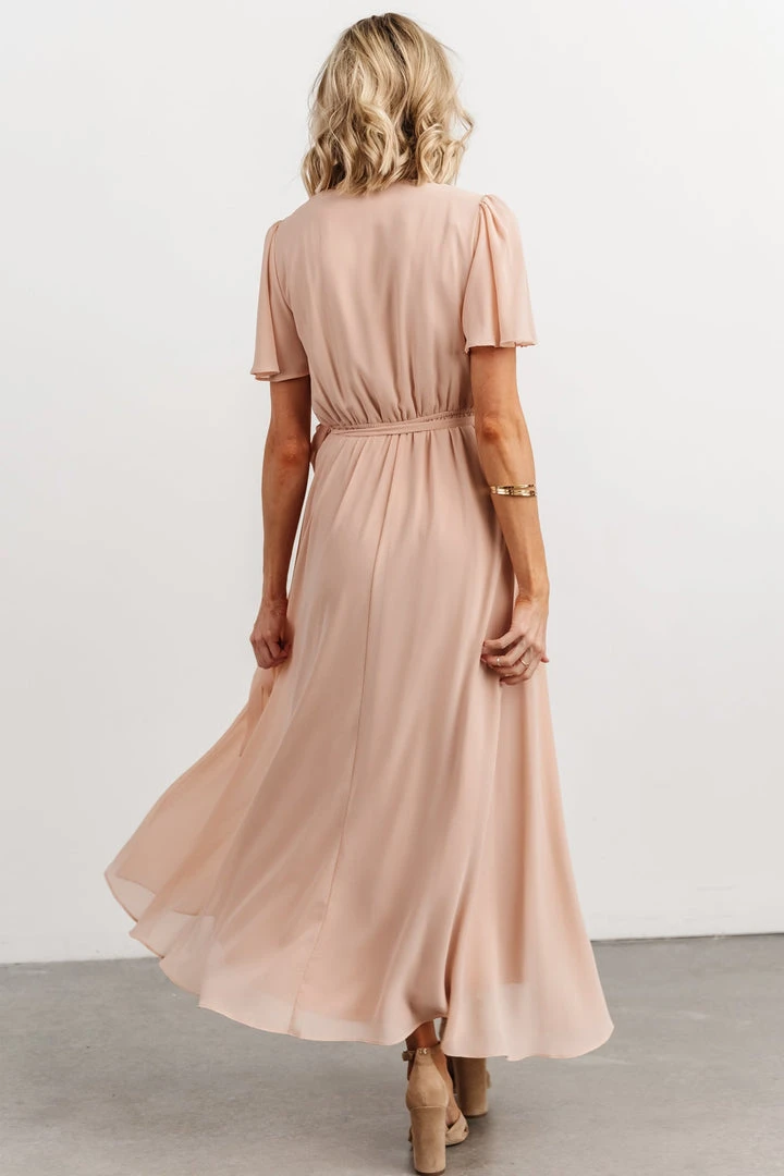 Soi Waverly Wrap Dress | Dusty Blush Dresses 3 Soi Waverly Wrap Dress | Dusty Blush Dresses