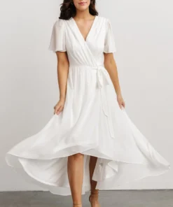 Soi Dresses Waverly Wrap Dress | Off-White