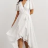 Soi Dresses Waverly Wrap Dress | Off-White
