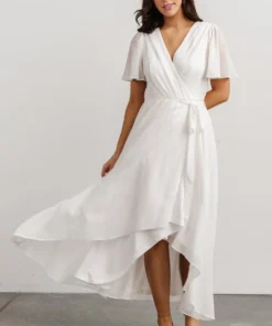 Soi Dresses Waverly Wrap Dress | Off-White