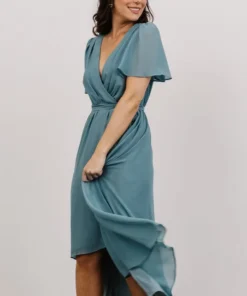 Soi Dresses Waverly Wrap Dress | Sea Glass 13 Soi Dresses Waverly Wrap Dress | Sea Glass