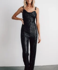 RR Willett Sequin Jumpsuit | Black 10 RR Willett Sequin Jumpsuit | Black