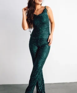 RR Shop By Style Willett Sequin Jumpsuit | Emerald