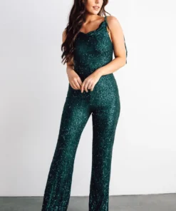 RR Shop By Style Willett Sequin Jumpsuit | Emerald