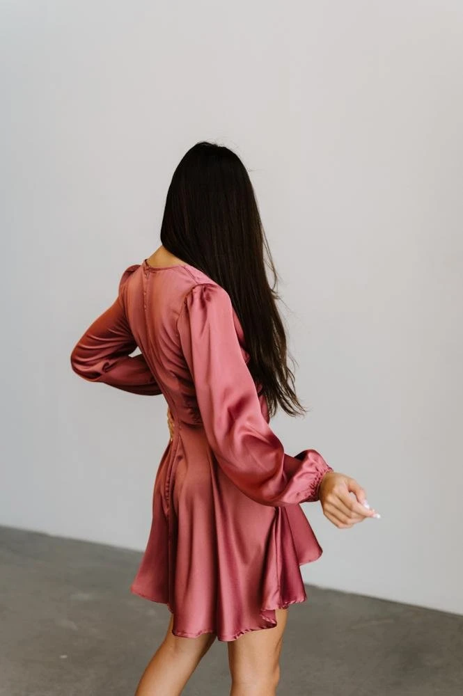 DD Woodbury Satin Mini Dress | Deep Mauve Dresses 6 DD Woodbury Satin Mini Dress | Deep Mauve Dresses