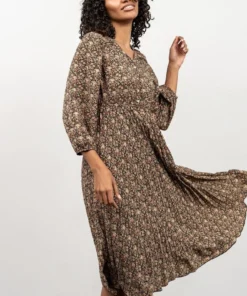 POL York Print Midi Dress | Black Dresses 12 POL York Print Midi Dress | Black Dresses