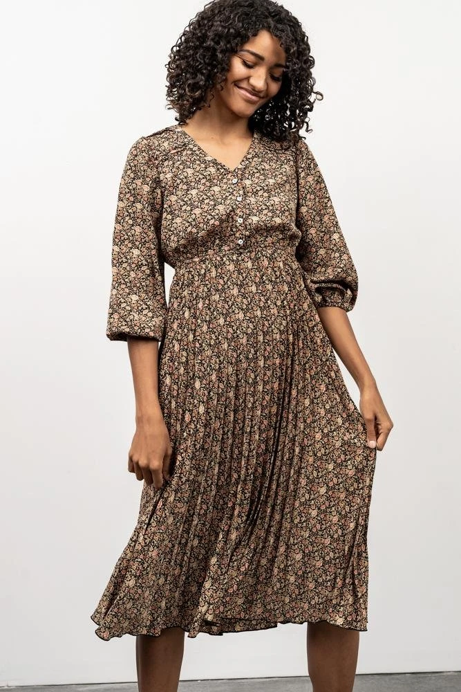 POL York Print Midi Dress | Black Dresses 7 POL York Print Midi Dress | Black Dresses