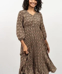 POL York Print Midi Dress | Black Dresses 11 POL York Print Midi Dress | Black Dresses