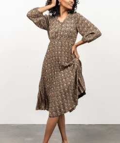 POL York Print Midi Dress | Black Dresses 15 POL York Print Midi Dress | Black Dresses