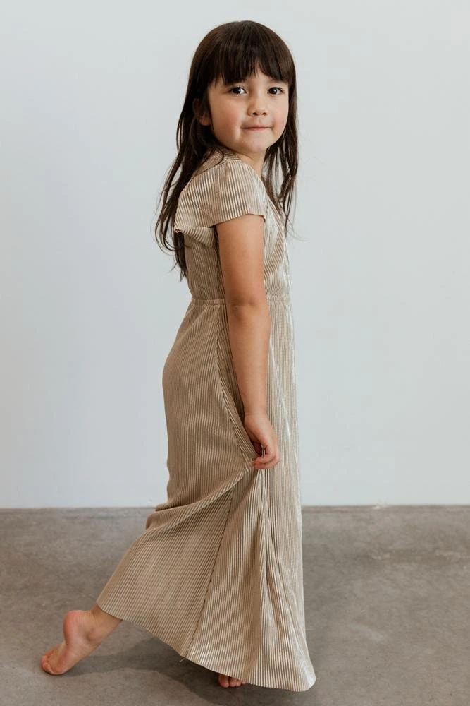 BB Custom Youth Athena Pleated Maxi Dress | Gold Dresses 7 BB Custom Youth Athena Pleated Maxi Dress | Gold Dresses