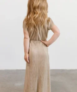 BB Custom Youth Athena Pleated Maxi Dress | Gold Dresses 18 BB Custom Youth Athena Pleated Maxi Dress | Gold Dresses