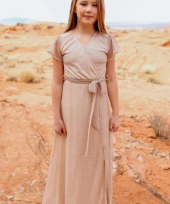 BB Custom Dresses Youth Grace Sparkle Gown | Champagne 16 BB Custom Dresses Youth Grace Sparkle Gown | Champagne