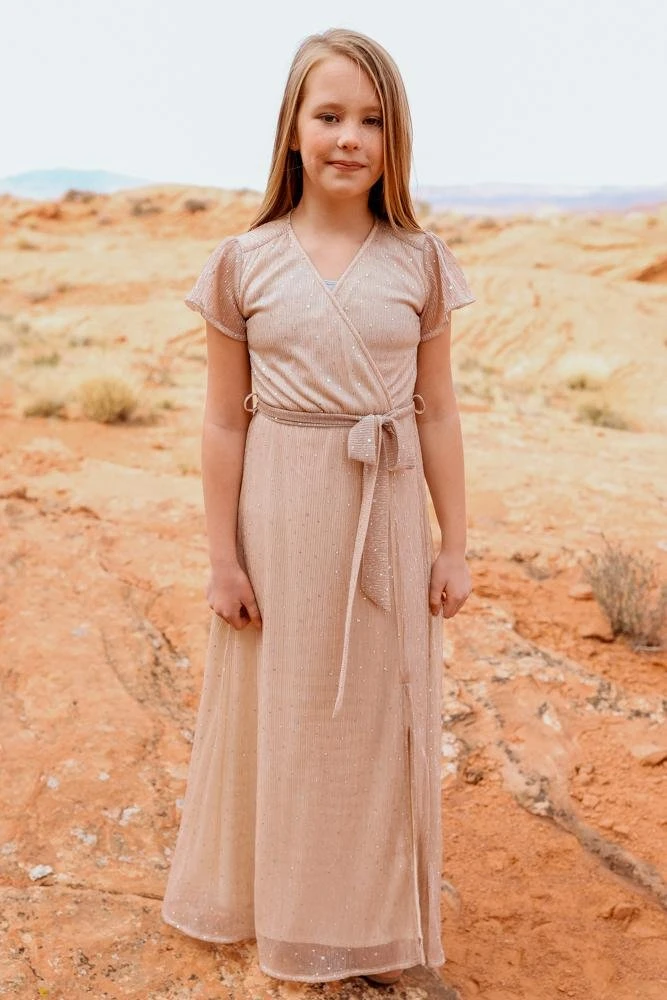 BB Custom Dresses Youth Grace Sparkle Gown | Champagne 7 BB Custom Dresses Youth Grace Sparkle Gown | Champagne