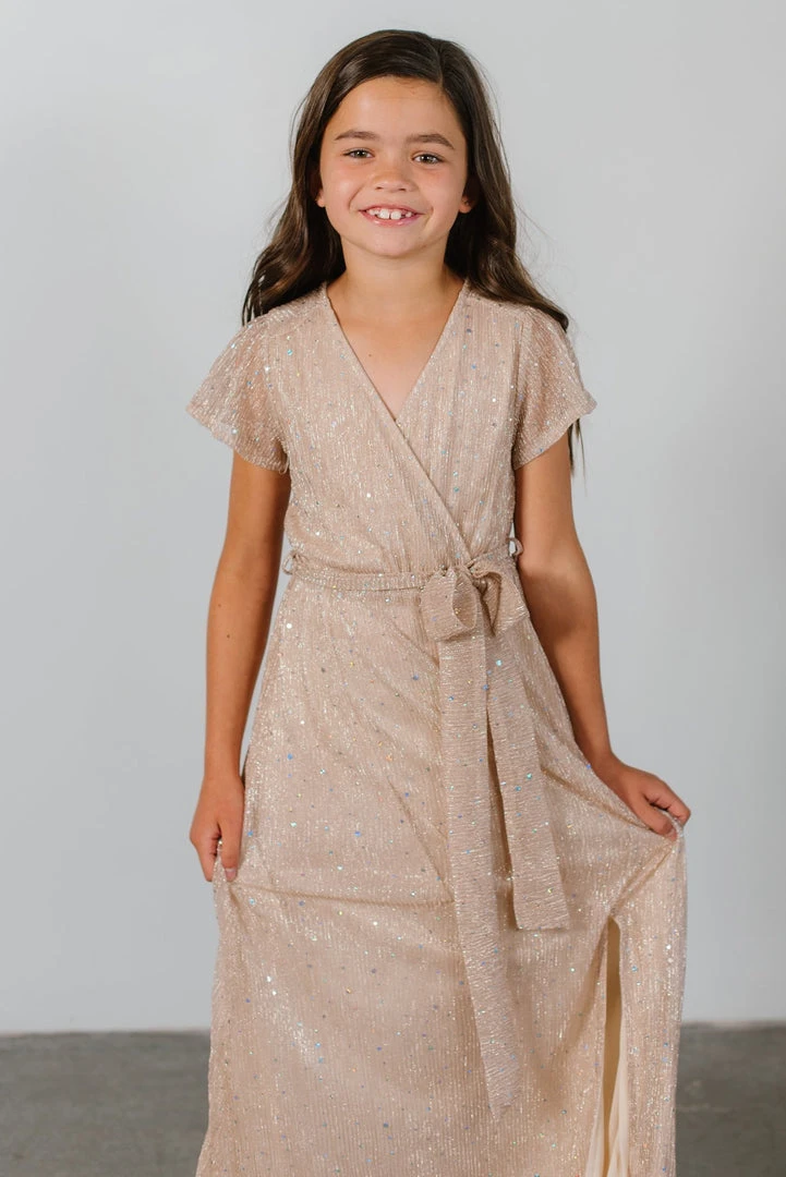 BB Custom Dresses Youth Grace Sparkle Gown | Champagne 6 BB Custom Dresses Youth Grace Sparkle Gown | Champagne