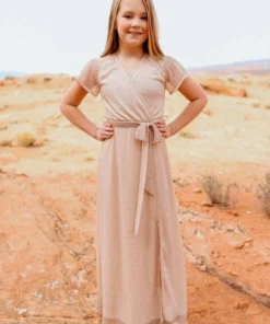 BB Custom Dresses Youth Grace Sparkle Gown | Champagne 18 BB Custom Dresses Youth Grace Sparkle Gown | Champagne